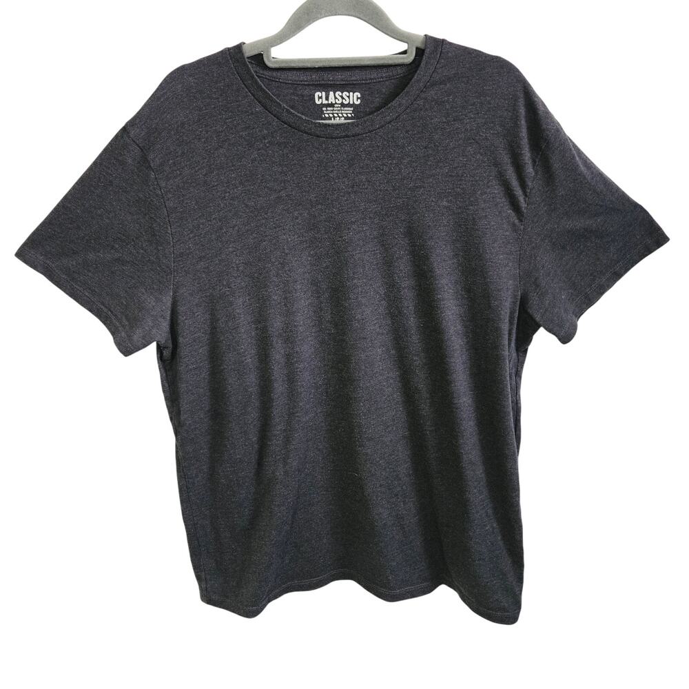 Old Navy Men's L Classic Crewneck Tee Shirt Dark Gray Casual Everyday Basic